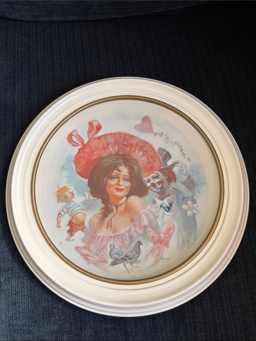 Collector Plate: “Beauty & Clown” Gorham Fine China by Julian Ritter Ltd Edition